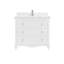 36" Cadet Finish Solid Wood Sink Vanity  With 1' Artificial Stone Top-25876158