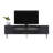 Catena Modern TV Stand, Anthracite & Silver, 59.1 x 19.0 x 11.6 inches | 100% Melamine Coated Particle Board, Wall-Mountable, Legs Height: 5.9 inches | Stylish Geometric Design for Living Room & Entertainment Spaces-108199808
