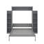Grand lit escamotable avec tablettes et DEL-600736082