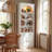 86.6'' H Arched Food Pantry Cabinet with 2 Drawers