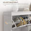 20 Pair Shoe Storage Cabinet