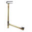 Clearflo Slotted 1.5" Leg Tub Drain With Overflow-1406374163