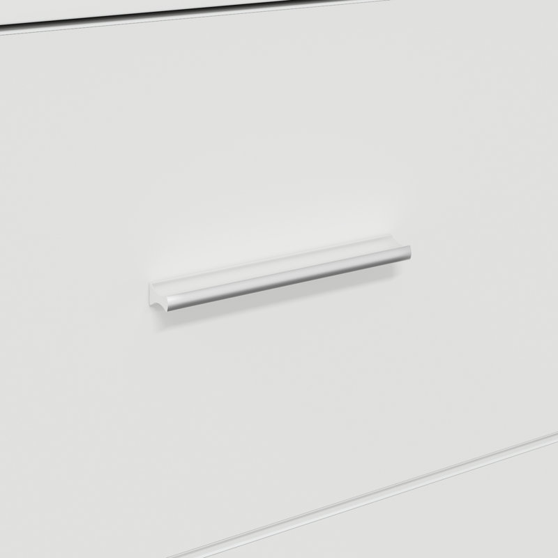 Sideboard 38 X 34.5 X 75 Cm Engineered Wood, White