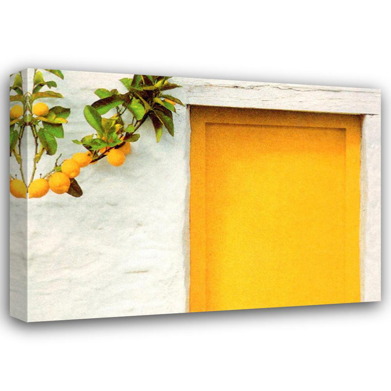Citrons avec porte jaune IMA-M476, H 17 po x l 24 po