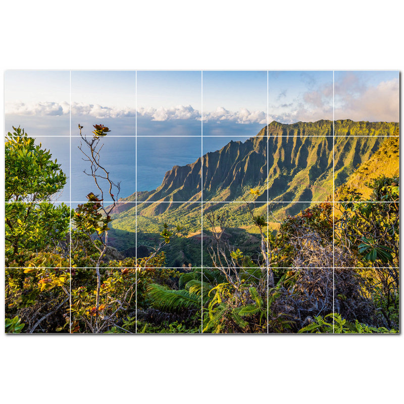 6'' x 6'' Satin Ceramic Decorative Mural