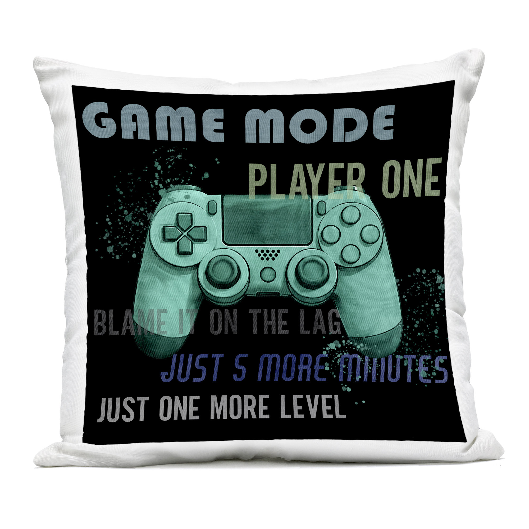 Stupell Industries Game Mode Player One Controller Outdoor Printed ...