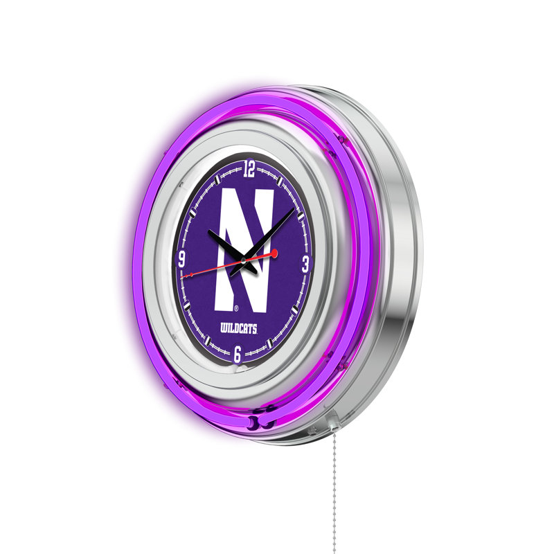 Horloge murale 15 po NCAA, Northwestern