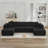 Boneless Cloud Sectional Couch Double Chaise Lounges,No Assembly Required-292002090