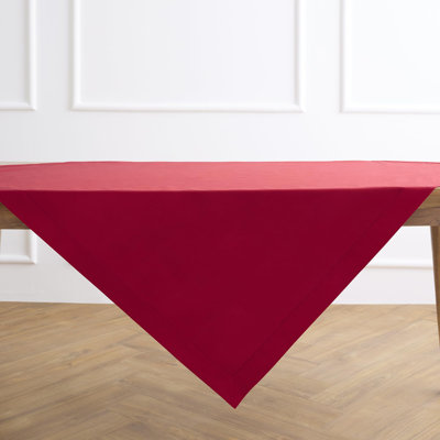 Dru Cotton Linen Plain Table Throw