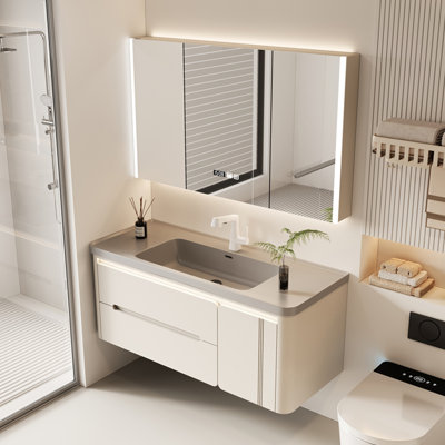 Light luxury simple Bathroom cabinet.