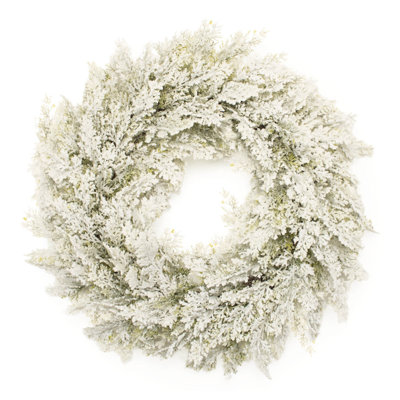 Couronne de Noël artificielle en pin 24 po
