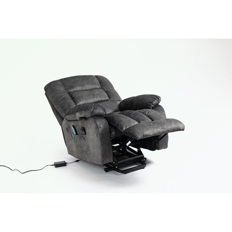 Recliners Lift Chair with side pocket, Grayish Blue