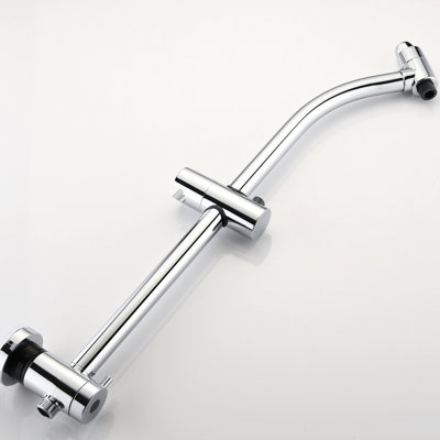 Spa à 7 réglages à double pomme de douche avec glissière en acier inoxydable, perceuse murale, finition