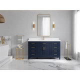 Gratien 60'' Single Bathroom Vanity with Quartz Top