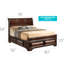 Lit avec rangement, cappuccino-426291405
