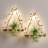Oberry 2 Piece Triangle Solid Wood Floating Shelf