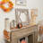 Fall Table Runner, Pumpkins Leaves Farmhouse Table Decoration For Kitchen Dinning, Indoor Outdoor Dinner Party (Orange Pumpkins) GT124-60-102145045