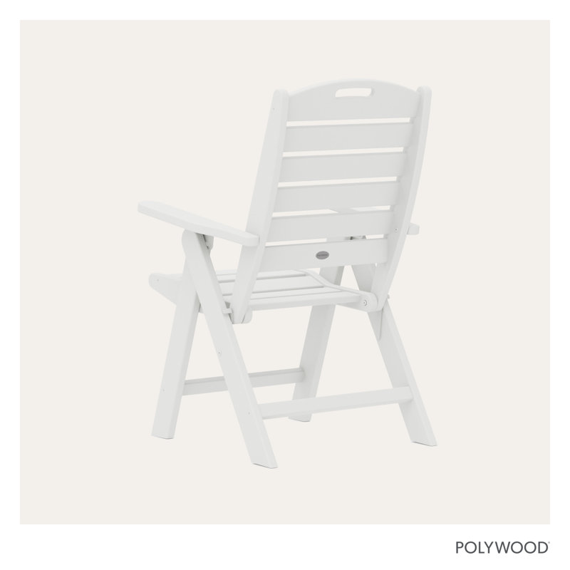 Chaise haute POLYWOOD, Blanc