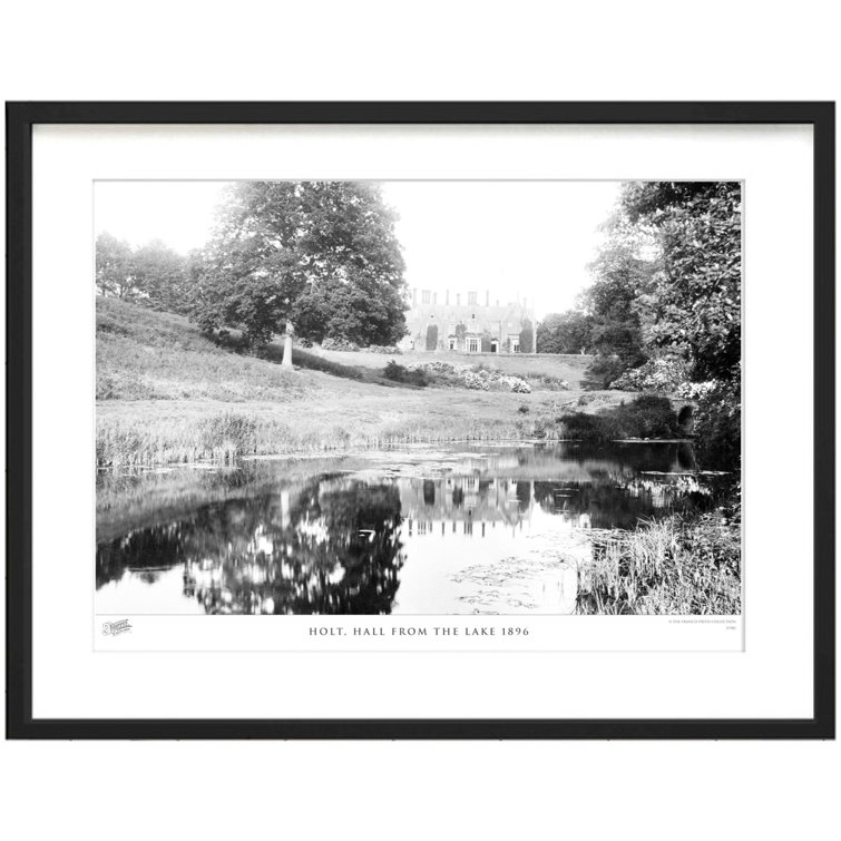 Holt, Hall From The Lake 1896 by Francis Frith - Single Picture Frame Print