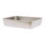 Plat de cuisson rectangulaire en acier inoxydable
