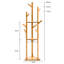 Audrianna Solid Wood Freestanding Coat Rack-1525659930