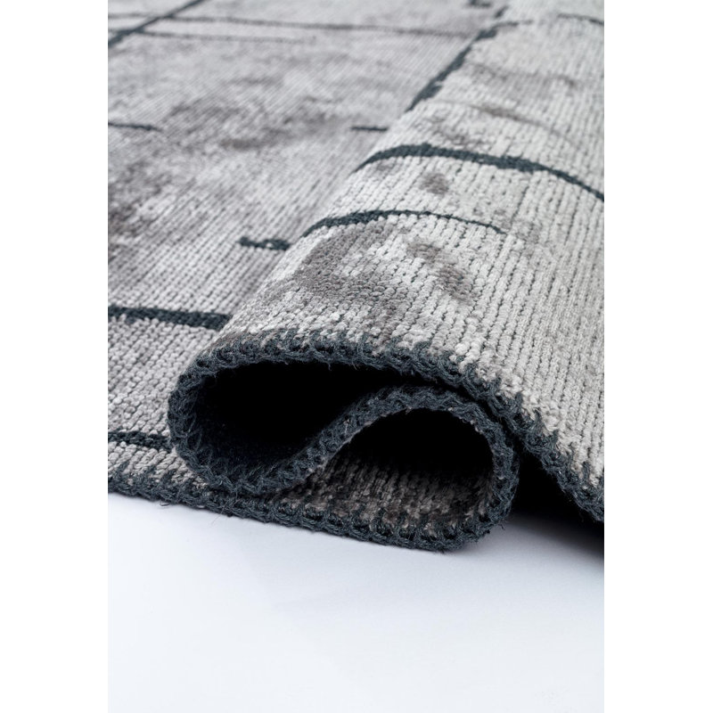 Rapture Abstract Area Rug, Square 9'