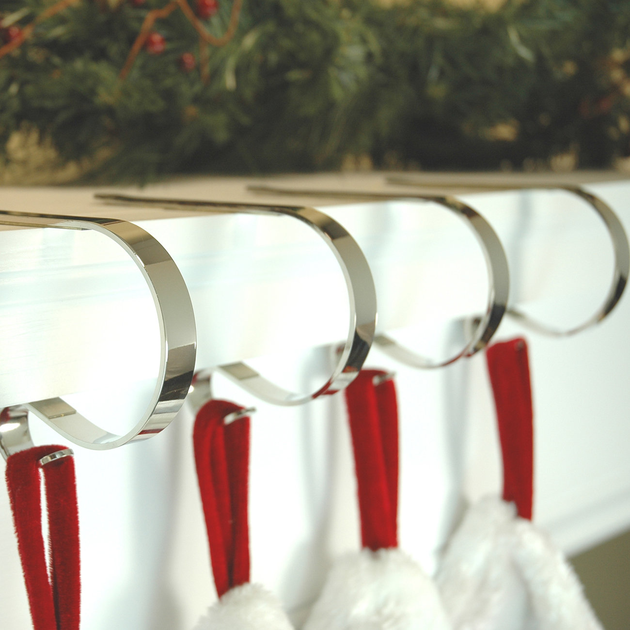 Stocking Holder, Silver