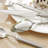 Retro Rope-Marked Silverware Set