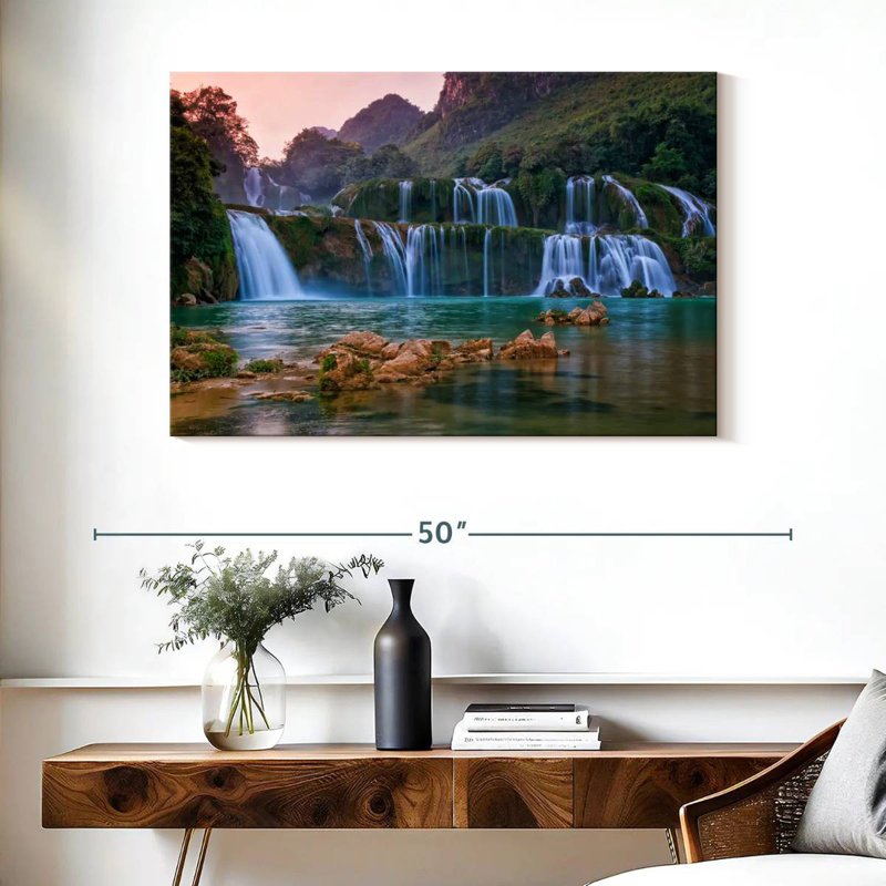 Cascade Alvord Ban Gioc, H 26 po x l 39 po