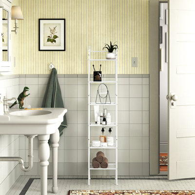 Étagère de salle de bain autoportante l 13 po x H 60 po x P 11 po Arkansas