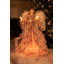 Décoration pour sommet de sapin 10 lumières anges avec plumes moelleuses-40153128-40153129