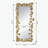 61" x 31" Full Length Floor Mirror with Golden Leaf Accents