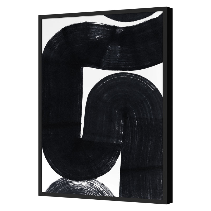 «Fall 2022 Pathway 4» par Stefano Altamura, ensemble encadré sur papier, Cadre simple noir, H 36 po x l 25 po