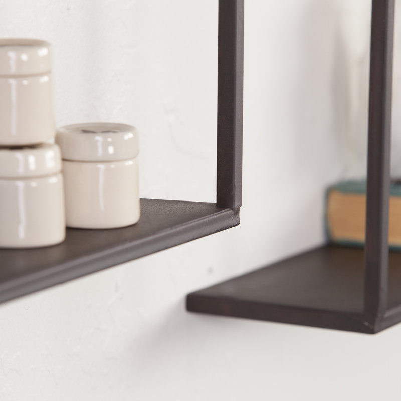 Alfy 4 Piece Iron Bracket Shelf