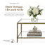 Table basse en métal martelé à 1 étagère Lalia-124570989