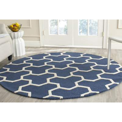 Ellicott Cambridge Hand Tufted Wool Geometric Rug