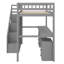Lit mezzanine amélioré avec commode et bande lumineuse-116499003-116499002
