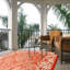 Tapis en terre cuite / naturel Davonia-20790811
