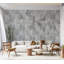 Murale botanique pelez et collez - Feuilles exotiques gris minimaliste-2045960322