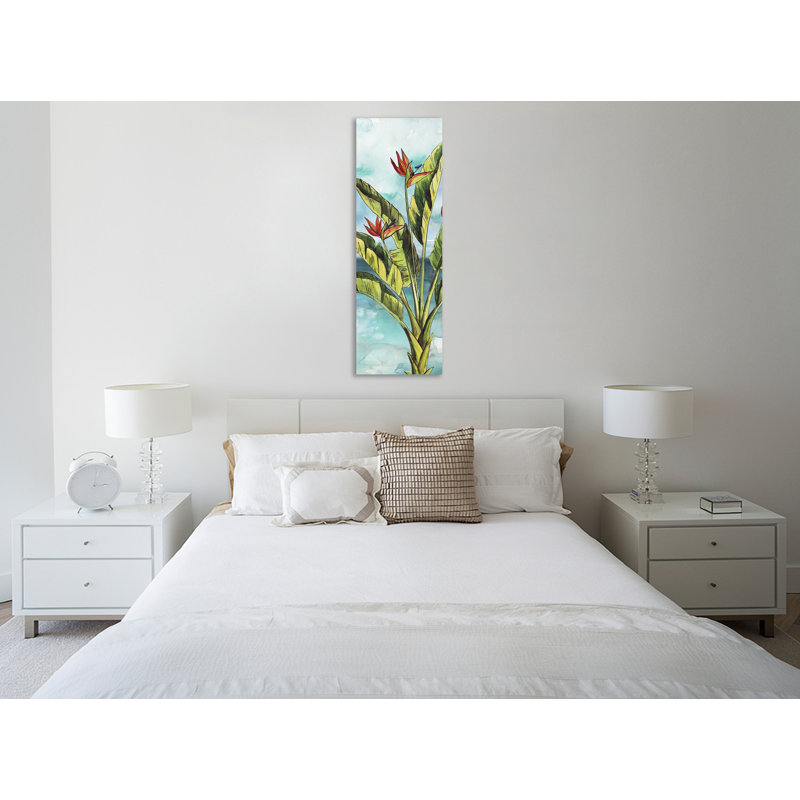 Tropical Palm: Paradise - impression sur toile tendue, H 48 po x l 16 po x P 1,5 po