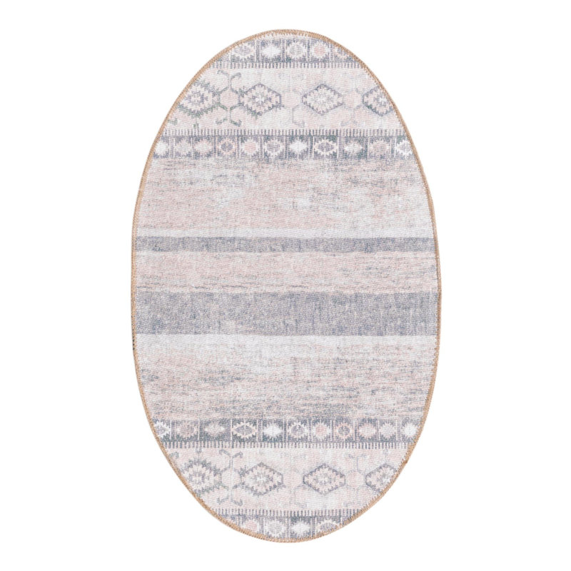 Tapis ovale 2 pi x 3 pi 1 po avec envers antidérapant Fata