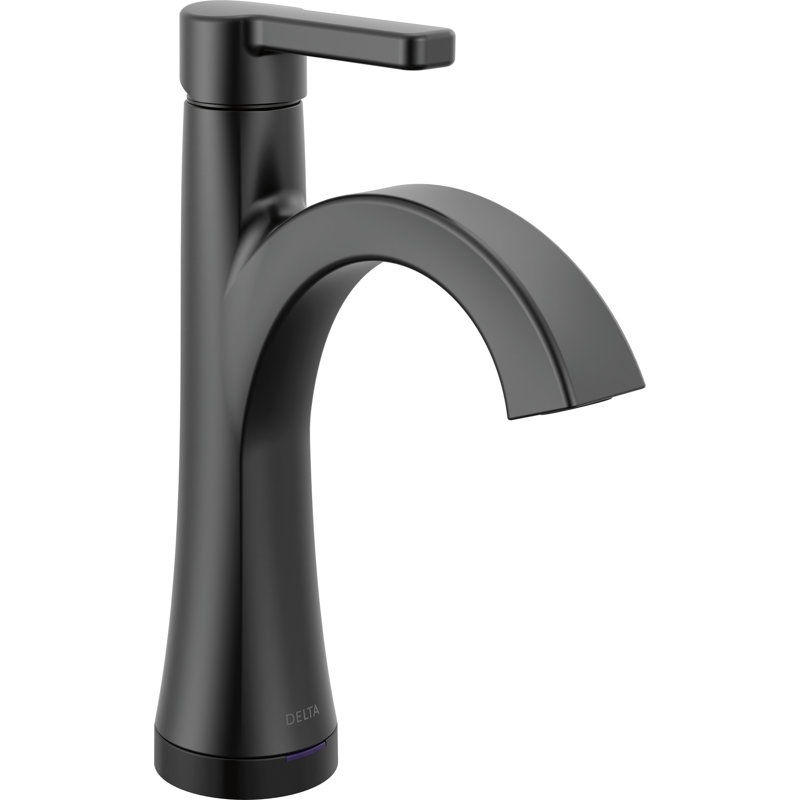 Touch2O Bathroom Faucet with Touchless Technology, Matte Black