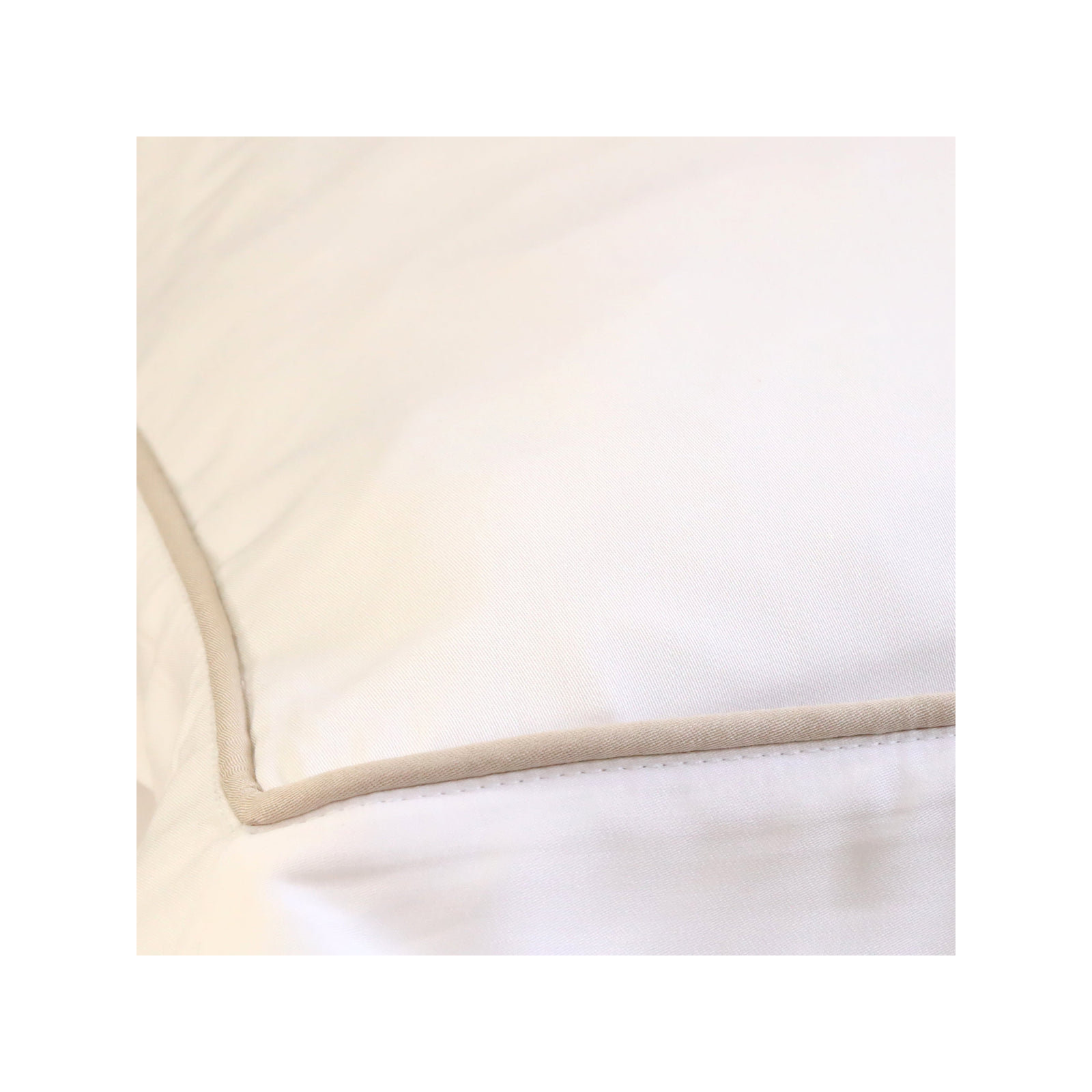 Sheena Rayon From Bamboo Machine Woven - Set of 2, Standard, White/Sand
