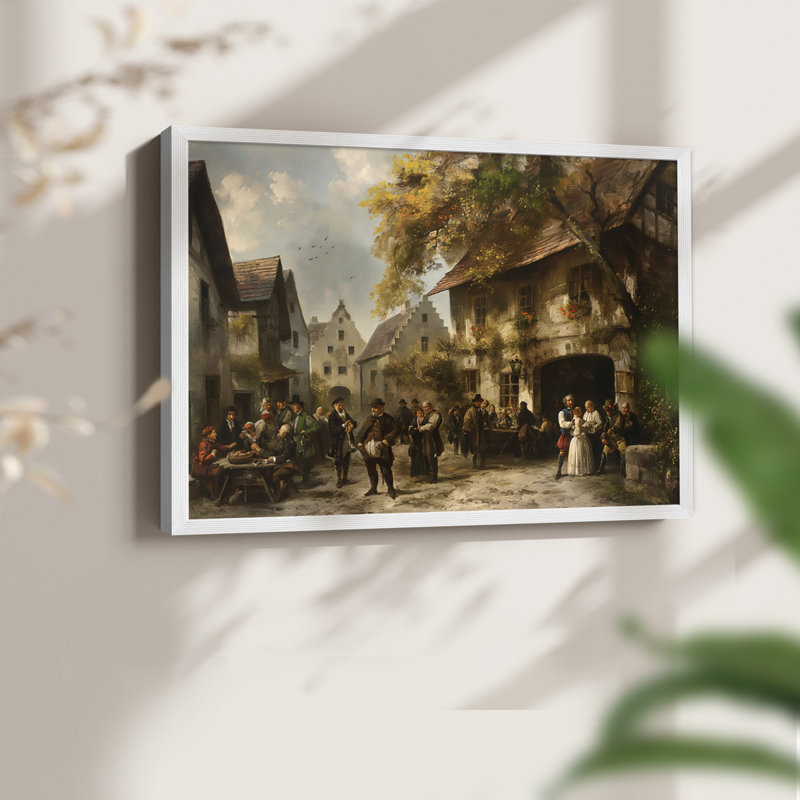 Paysage, série CLCL-III, impression encadrée, H 16 po x l 20 po, Blanc
