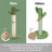Gillman 33.5" Cat Scratching Post with Toy Ball and Natural Sisal Rope Cactus-1741241109
