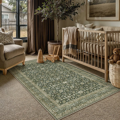 Tapis de scène oriental vintage Cozyra