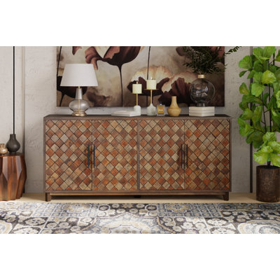 Flenderson 84'' Solid Wood Sideboard