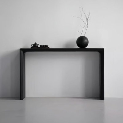 Console noire simple de style italien