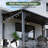 14 Ft. W X 10 Ft. D Hardtop Pergola With Galvanized Steel Sloping Roof-119276498