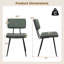 Ensemble de 2 chaises de salle à manger avec dossier et siège rembourrés-1590857466